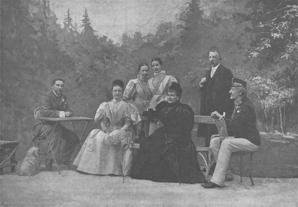 József főherceg családja körében