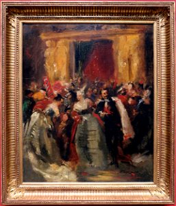 Jean-baptiste carpeaux, ballo in maschera al palazzo delle tuileries, 1867