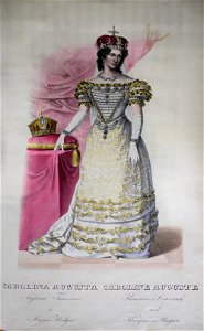 Karoline Auguste Litho