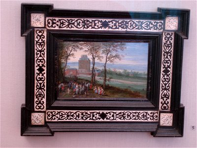 Jan Brueghel the Elder, Archduke Albrecht and Isabella before Castle Mariemont