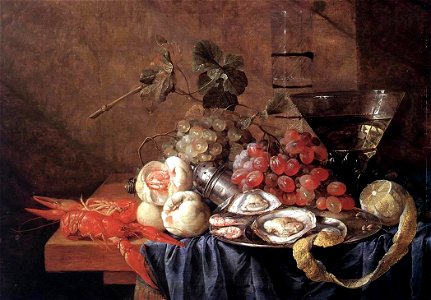 Jan Davidszoon de Heem - Fruits and Pieces of Sea