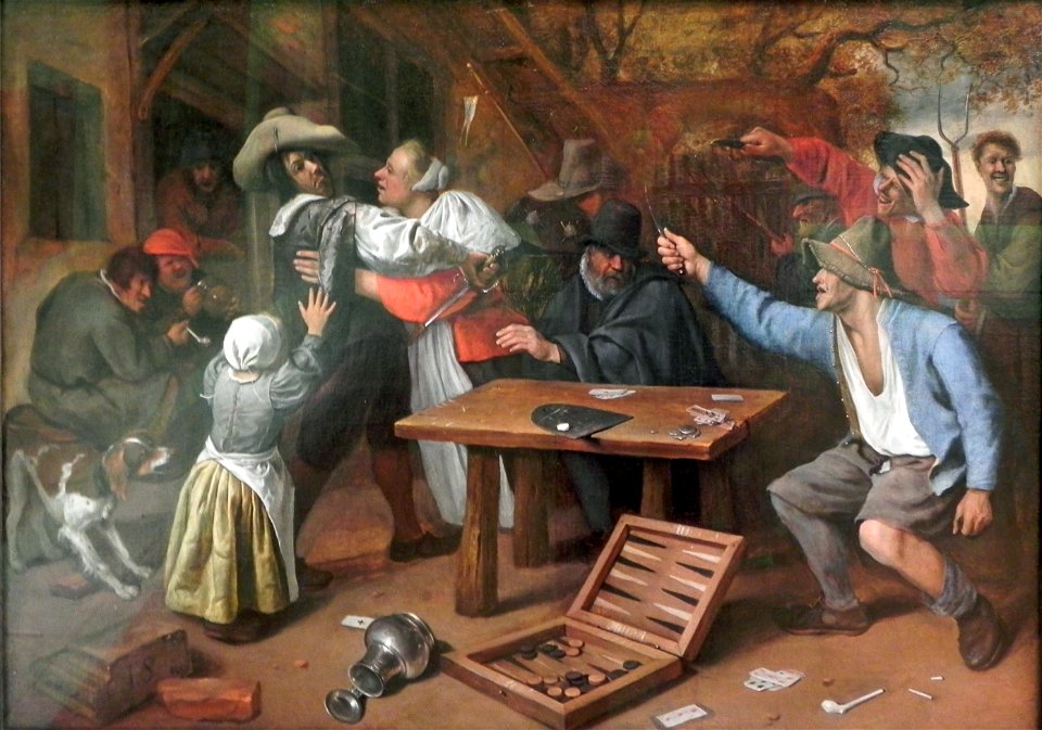 Jan Steen (10)Kartenspiel Streit