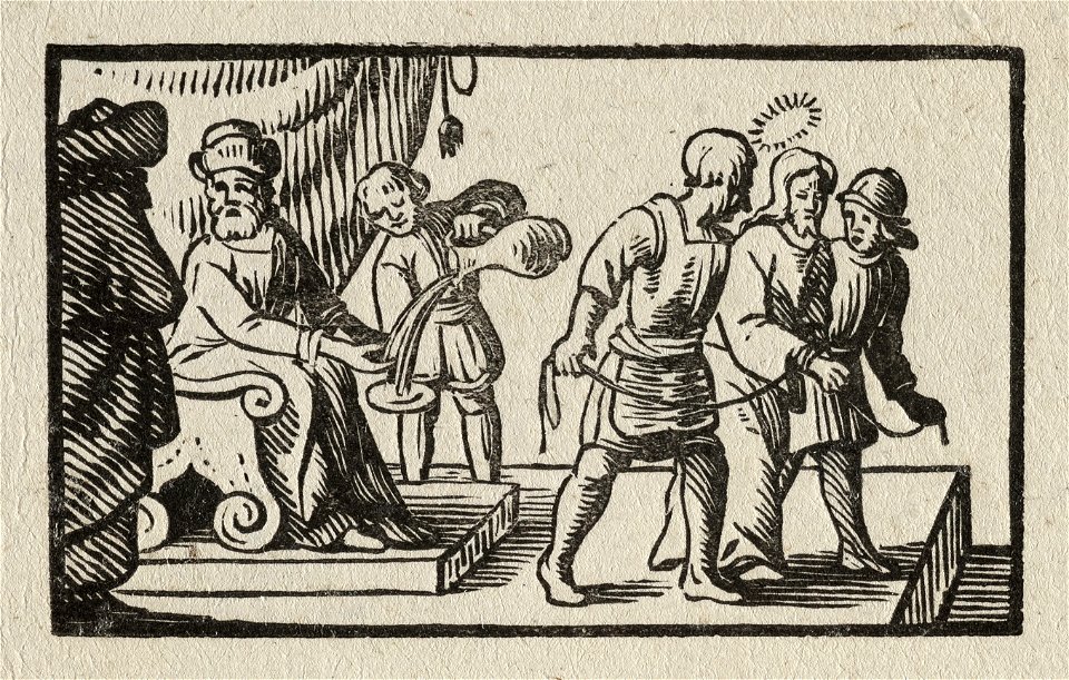 Jezus voor Pontius Pilatus. NL-HlmNHA 1477 53010166