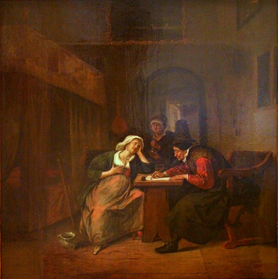 Jan Steen - Physician and a Woman Patient