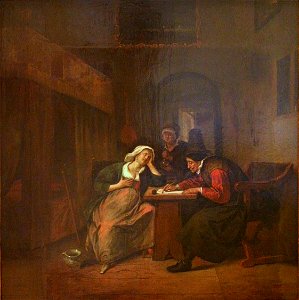 Jan Steen - Physician and a Woman Patient