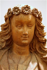 Jan van Steffenswert - Vrouwelijke heilige - detail