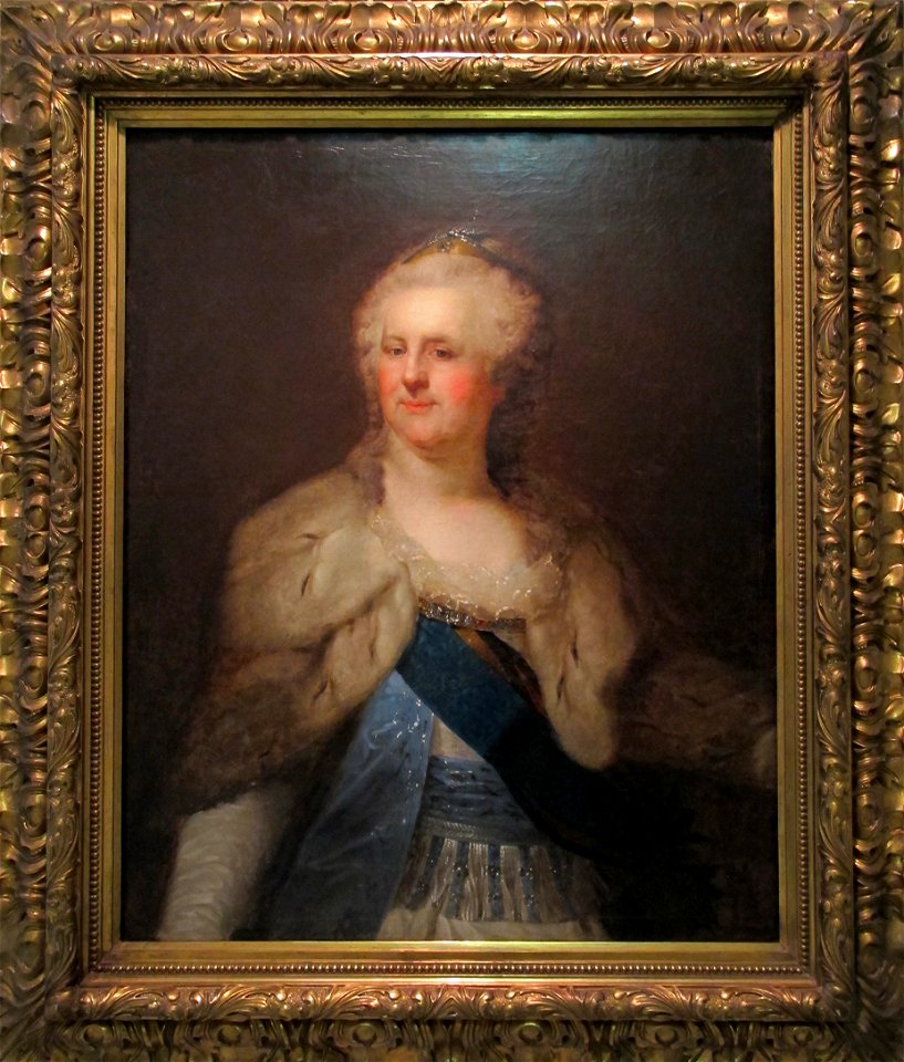 Johann baptist lampi il vecchio, ritratto di caterina II di russia