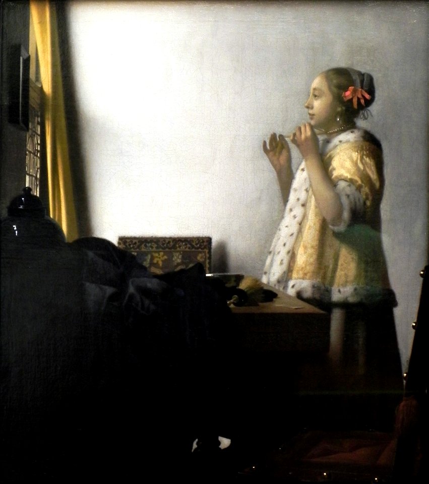 Jan Vermeer (5)Dame m Perlenhalsband