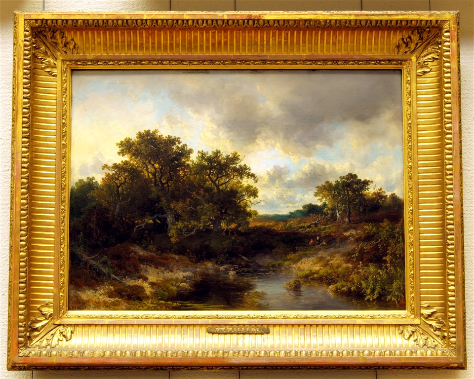 Johannes Warnardus Bilders (1811-1890), Wolfheze, Olieverf op paneel