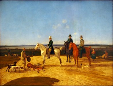 Kobell Drei Jäger zu Pferde@Weimar Schlossmuseum