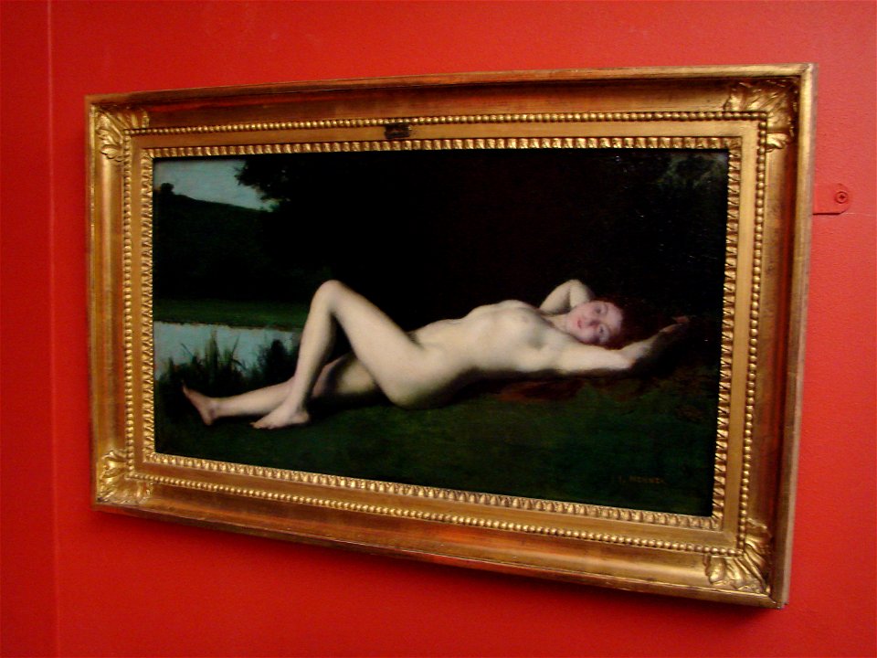 Jean Jacques Henner - Idylle dite Mélodie du soir (vers 1872)