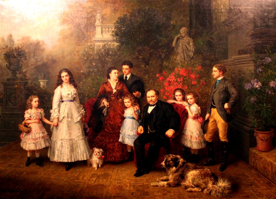 1870 Knaus Familienbildnis Strousberg anagoria