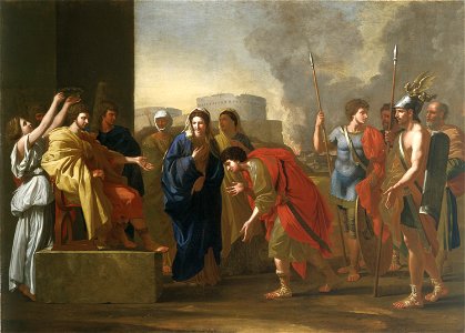 John Smibert after Nicolas Poussin, The Continence of Scipio, c. 1726, Bowdoin College Museum of Art 1813.10
