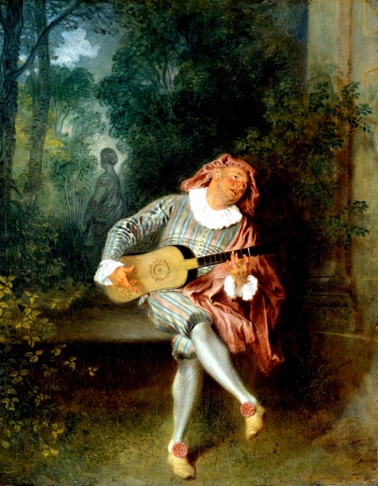 Jean-Antoine Watteau - Mezzetin
