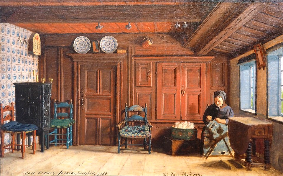 Jessen Carl Ludwig Rotes Zimmer Museumsberg Flensburg Heinrich-Sauermann-Haus