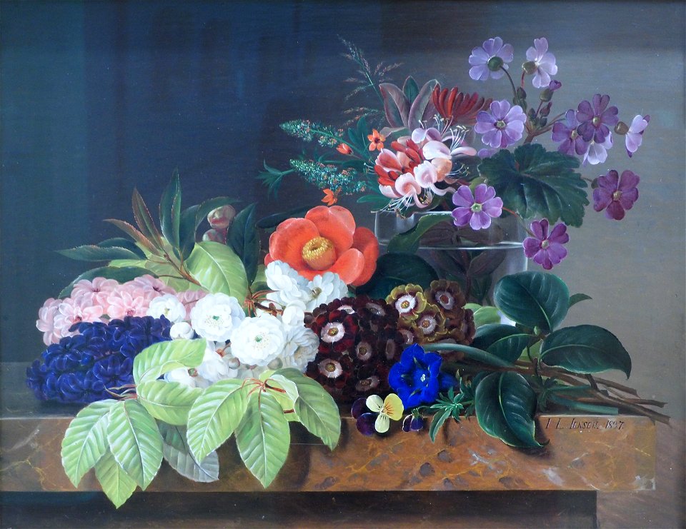 Jensen Johan Laurentz Blumenstillleben Landesmuseum Hannover