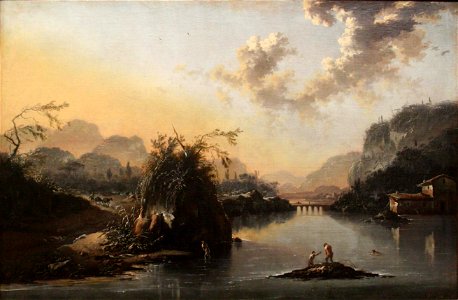 Jode Paysage aux baigneurs