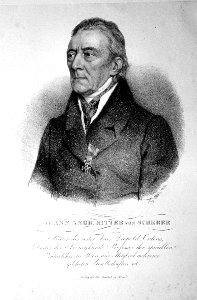 Johann Andreas Scherer Litho