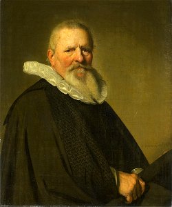 Johannes Cornelisz Verspronck - Portrait of Pieter Jacobsz Schout - 1641 - SK-A-380. Free illustration for personal and commercial use.