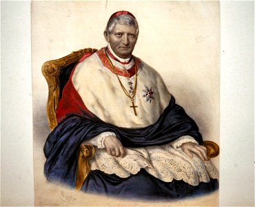 Johann Baptist Rudolf Kutschker Litho