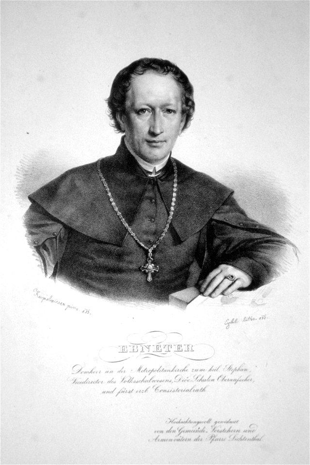 Johann Nepomuk Ebneter Litho