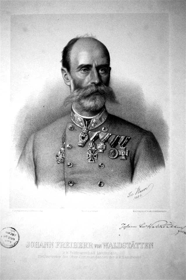 Johann 'Waldstätten Litho