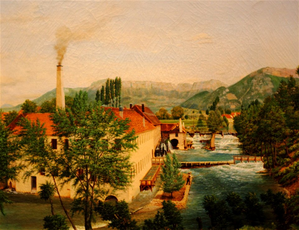 La papeterie Aussedat vers 1857