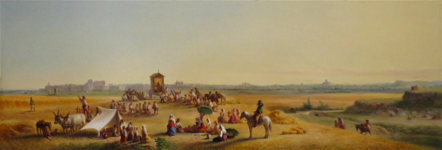 John Gadsby Chapman - 'Service of Mass on the Campagna', 1878