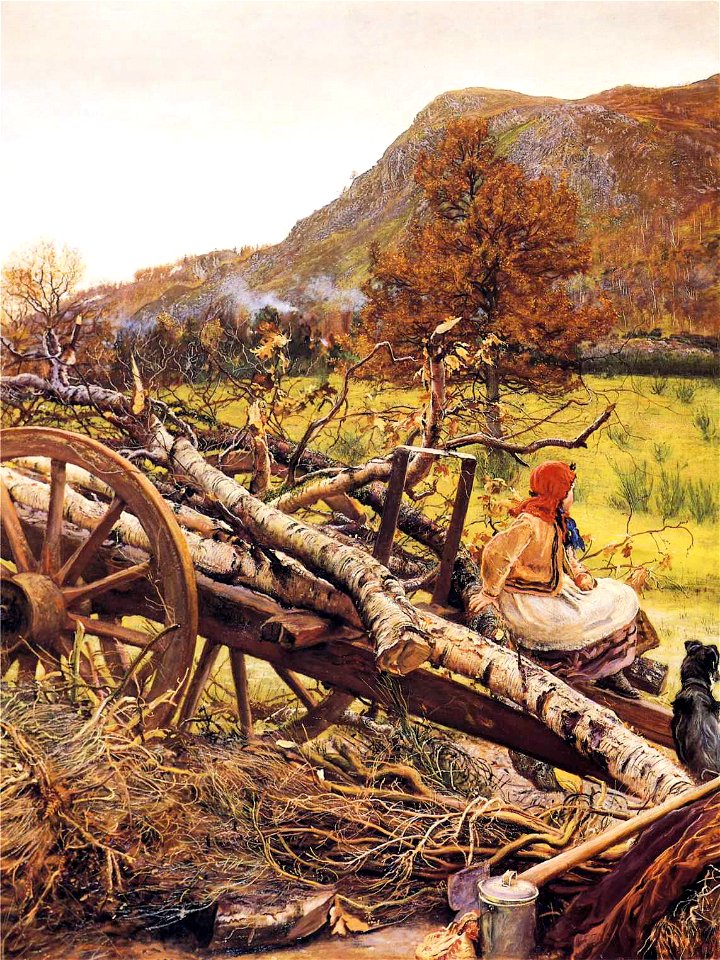 John Everett Millais - Winter Fuel