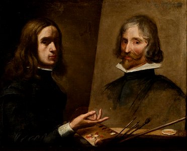 Jusepe martinez-autorretrato con su padre