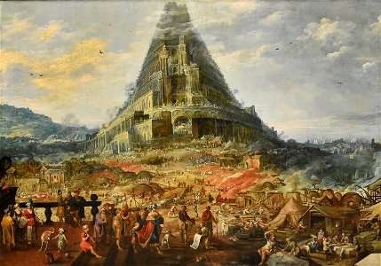 Joos de Momper (1564-1635) De Toren van Babel (figuren Frans Francken (II)) KMSKB 29-01-2019