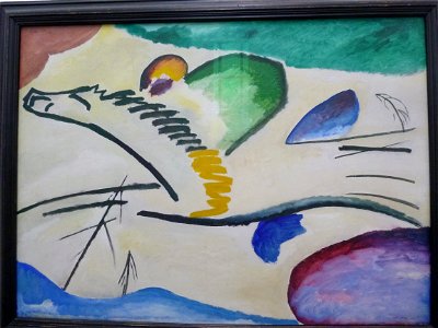 Kandinsky, Lyrisches.1911. Mit Rahmen