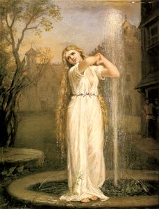 John William Waterhouse - Undine. Free illustration for personal and commercial use.