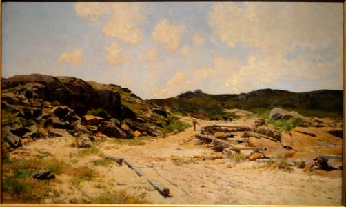 Lighthouse Beach, Annisquam, circa 1887, by H. Bolton Jones - SAAM - DSC00853