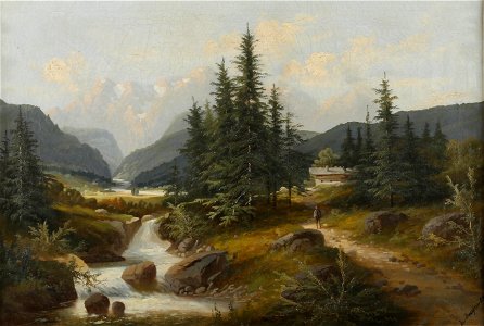 Josef Burgaritzky Bachlandschaft