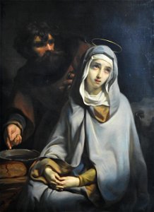 Joseph Pauwels (1818-1876) H. Godelieve in de kerker (1860) Sint-Joriskerk (Sleidinge) 2-06-2019
