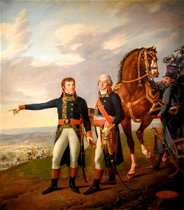 Joseph Boze, Robert Lefèvre, Carle Vernet - Generaal Bonaparte en stafchef Berthier tijdens de slag bij Marengo 14 juni 1800 (1800of1801) - Les Invalides Parijs 23-8-2017