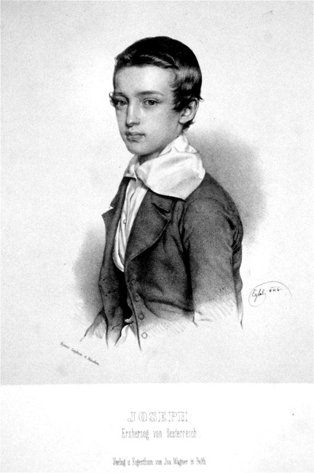 Josef Karl Ludwig Erzherzog Litho