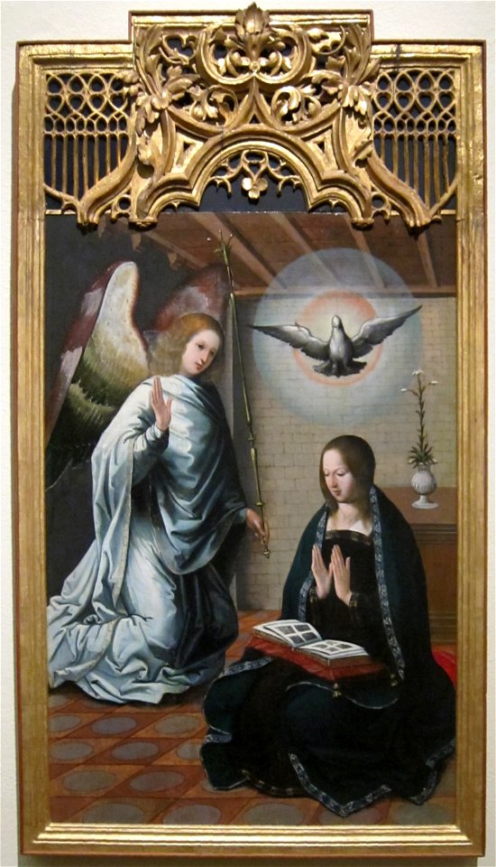 'The Annunciation' by Juan de Flandes, Cincinnati Art Museum