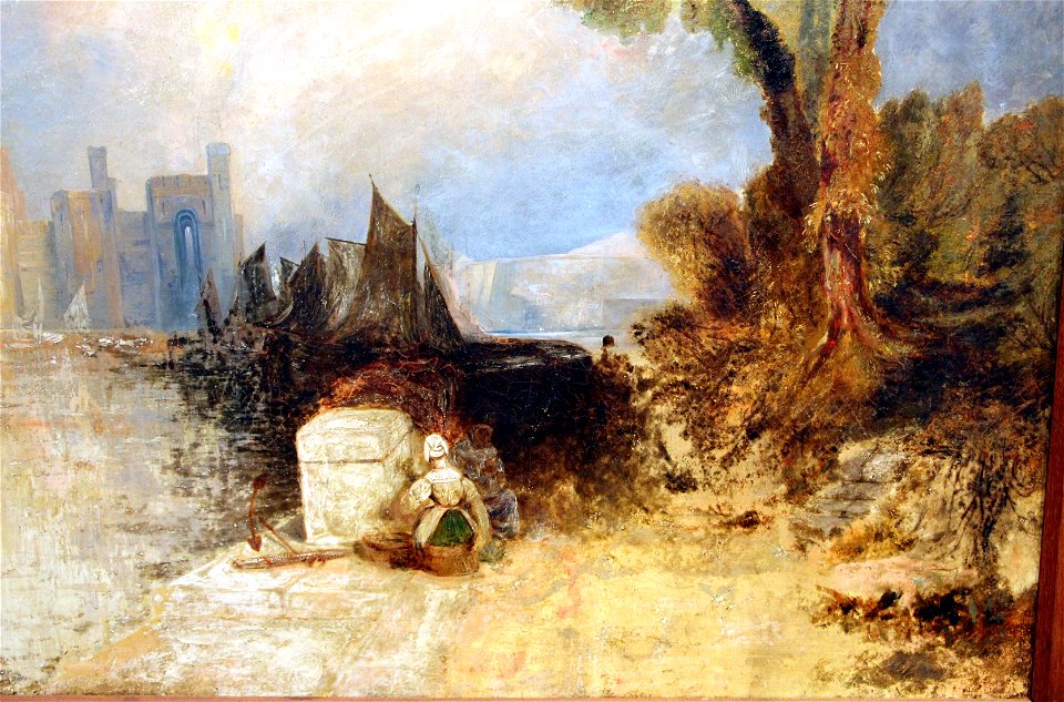 Joseph maillord william turner, il castello di carnaevon, 1830-35, 04