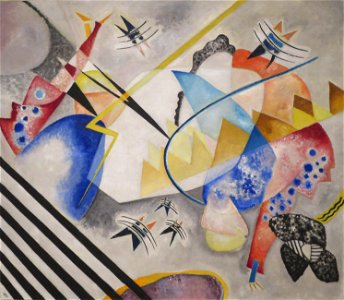 White Center by Vasily Kandinsky, 1921. Free illustration for personal and commercial use.