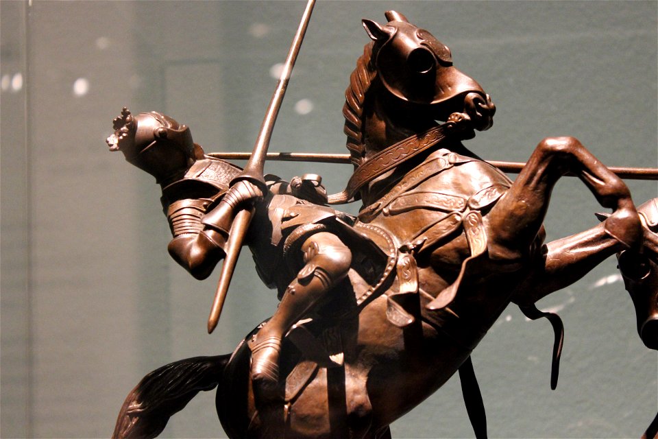 Le Combat du duc de Clarence et du champion du Dauphin - Émilien de Nieuwerkerke - MBA Lyon 2014 - détail 3