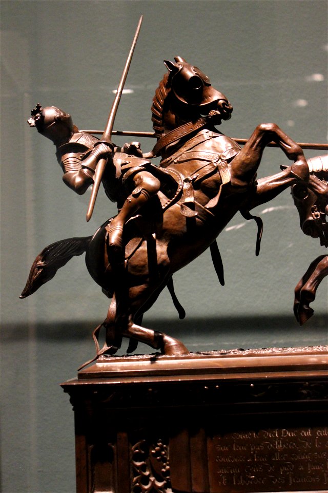 Le Combat du duc de Clarence et du champion du Dauphin - Émilien de Nieuwerkerke - MBA Lyon 2014 - détail 4