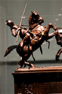 Le Combat du duc de Clarence et du champion du Dauphin - Émilien de Nieuwerkerke - MBA Lyon 2014 - détail 4