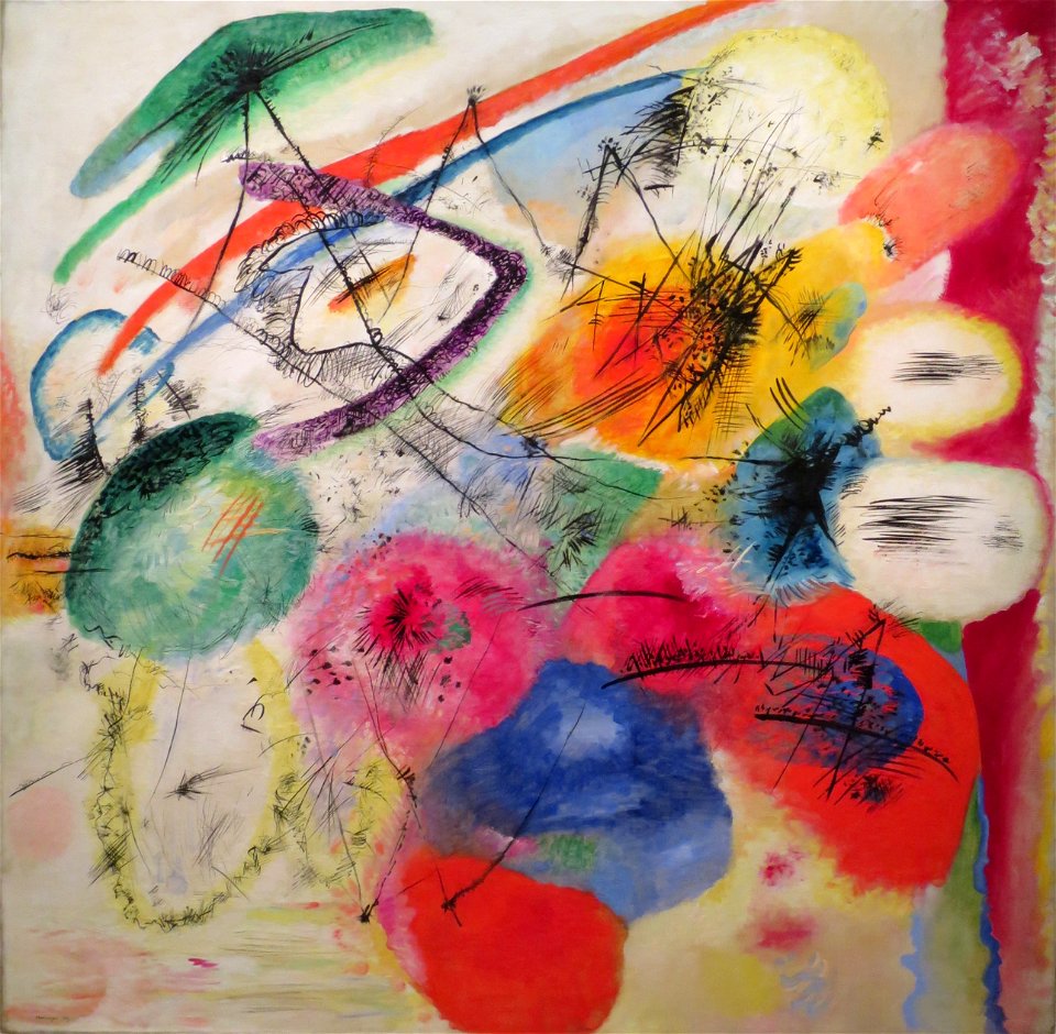 Black Lines by Vasily Kandinsky, 1913