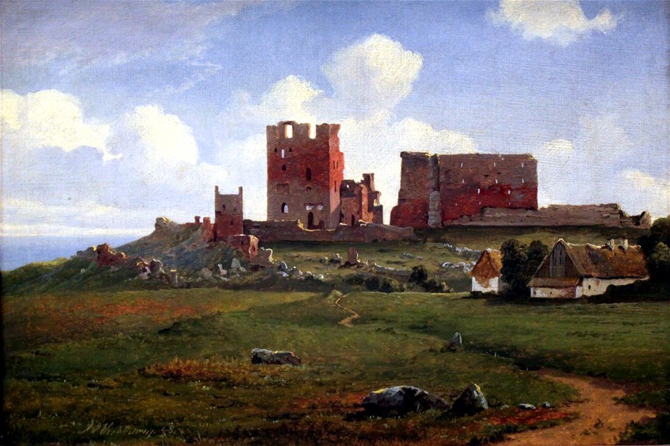 1848 Kieldrup Die Ruinen von Hammershus anagoria
