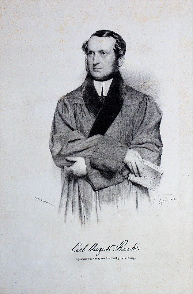 Karl August Raabe Litho