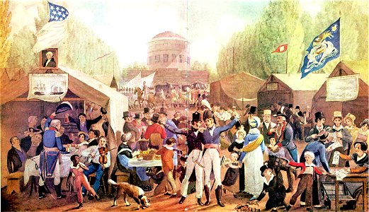 4th-of-July-1819-Philadelphia-John-Lewis-Krimmel