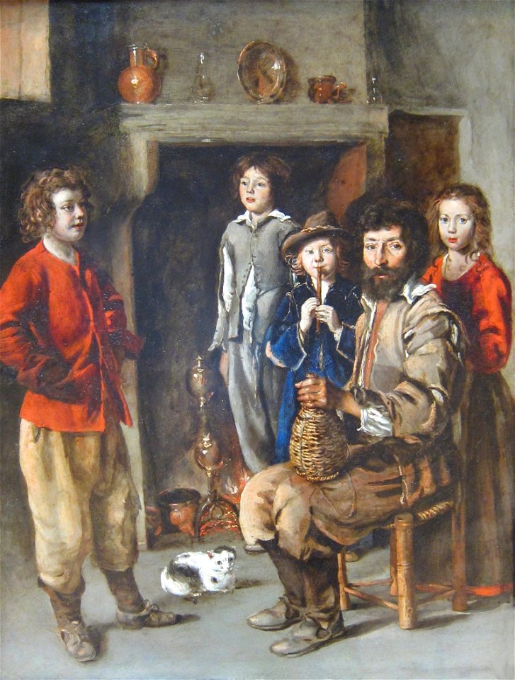 Le Nain - A Peasant Family, c. 1640-48, oil on copper