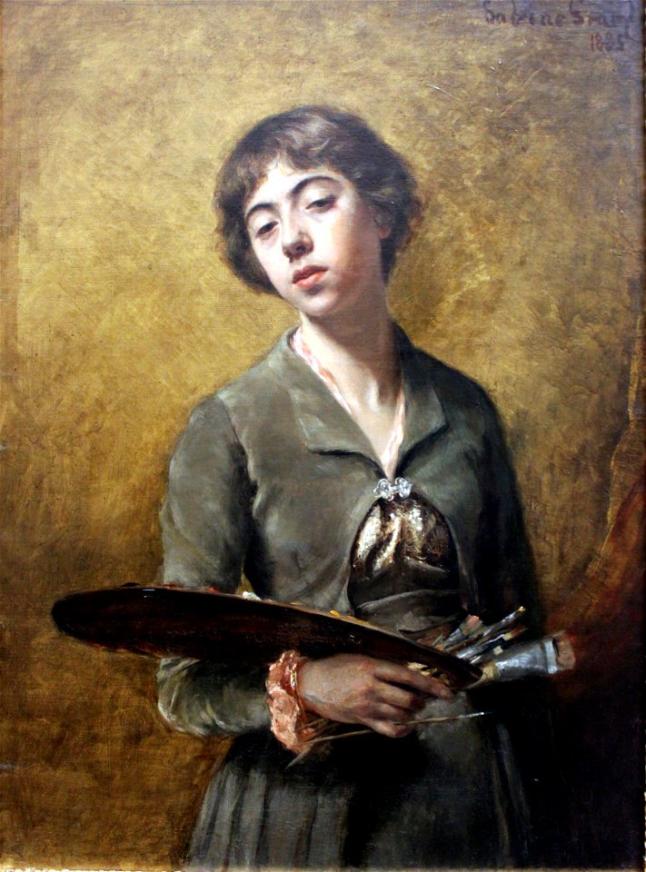 1885 Lepsius Selbstbildnis anagoria